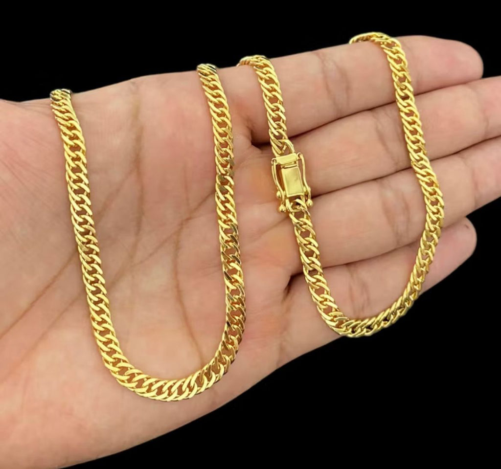 Corrente Grossa Grumet dupla Lacraia com fecho Gaveta